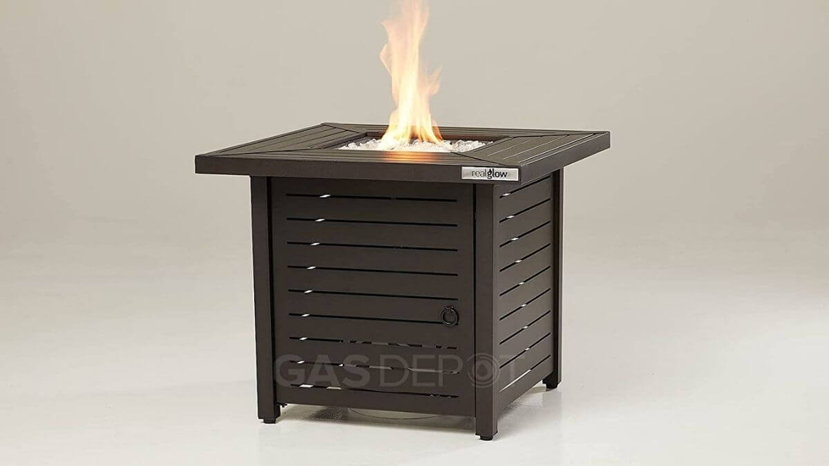 Realglow gas fire pits