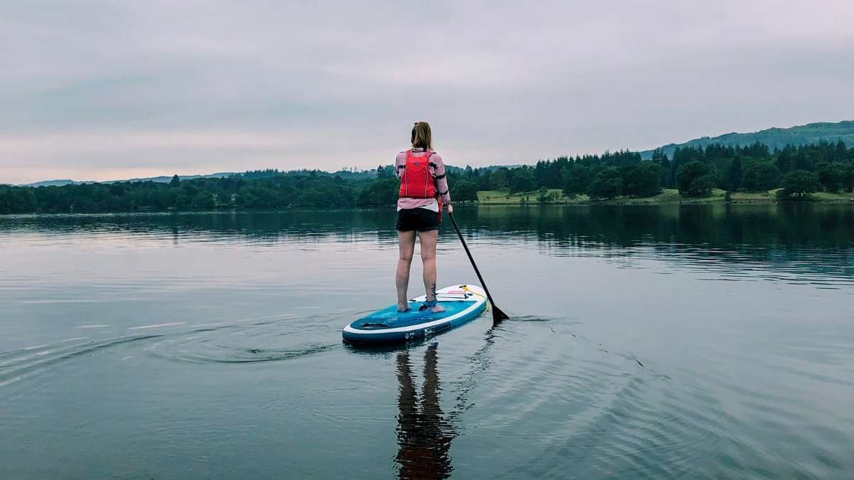 Paddle Boarding on Windermere