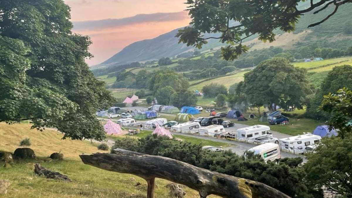 Baystone Bank Farm Campsite in the Lake District