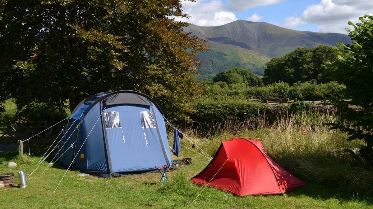Lanefoot Farm campsite in the Lake District